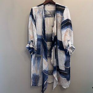 Nic + Zoe linen duster